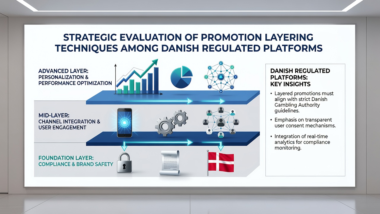 Diagram over lagdelte kampagnestrukturer og compliance-evaluering på regulerede danske sider